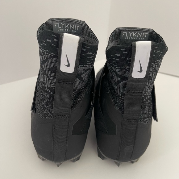 Nike Alpha Menace Elite 2 Black Football Cleats FlyKnit  Mens Size 13.5 W. New main image 5